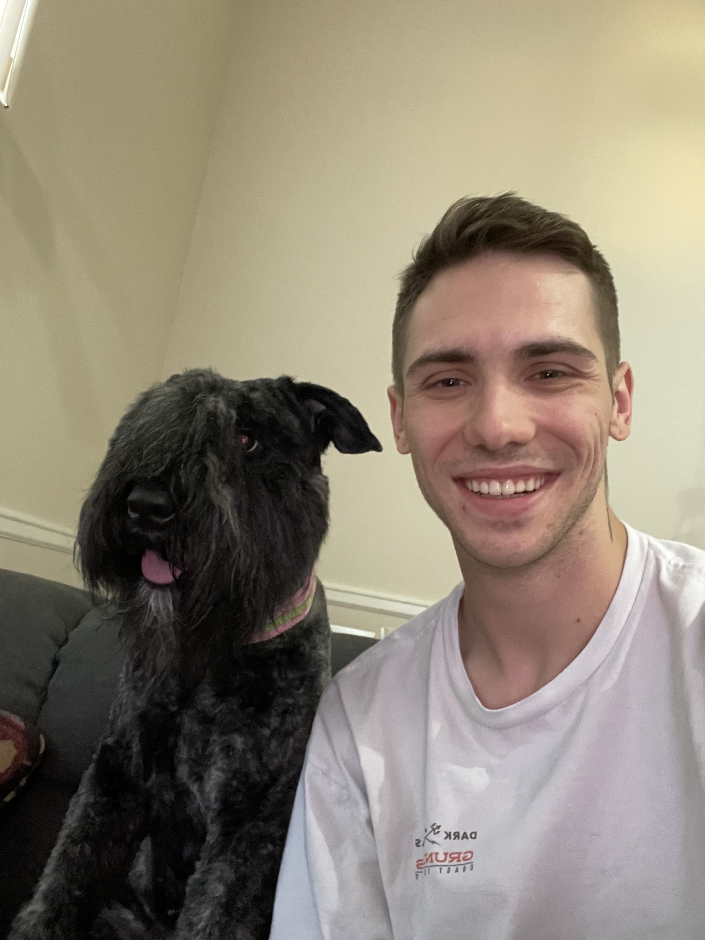  A photo of me and my dog